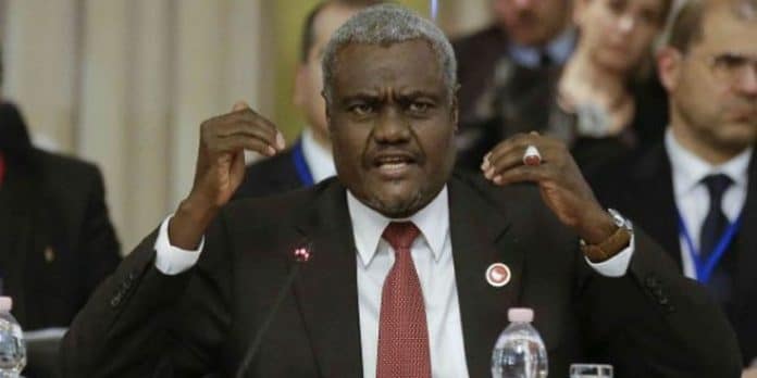 Moussa Faki Mahamat, prÃ©sident de la Commission de l'Union africaine