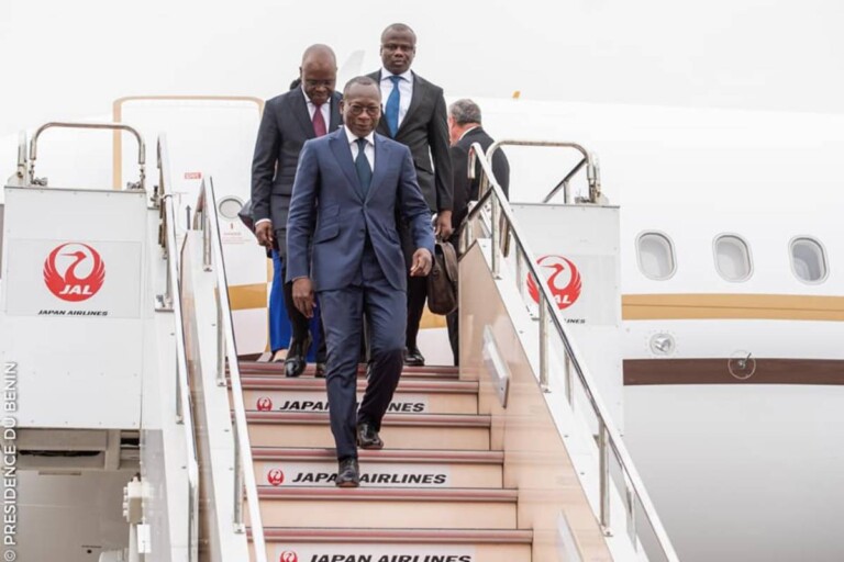 Patrice Talon au Japon Ã  l'intronisation du nouvel Empereur Naruhito (octobre 2019)