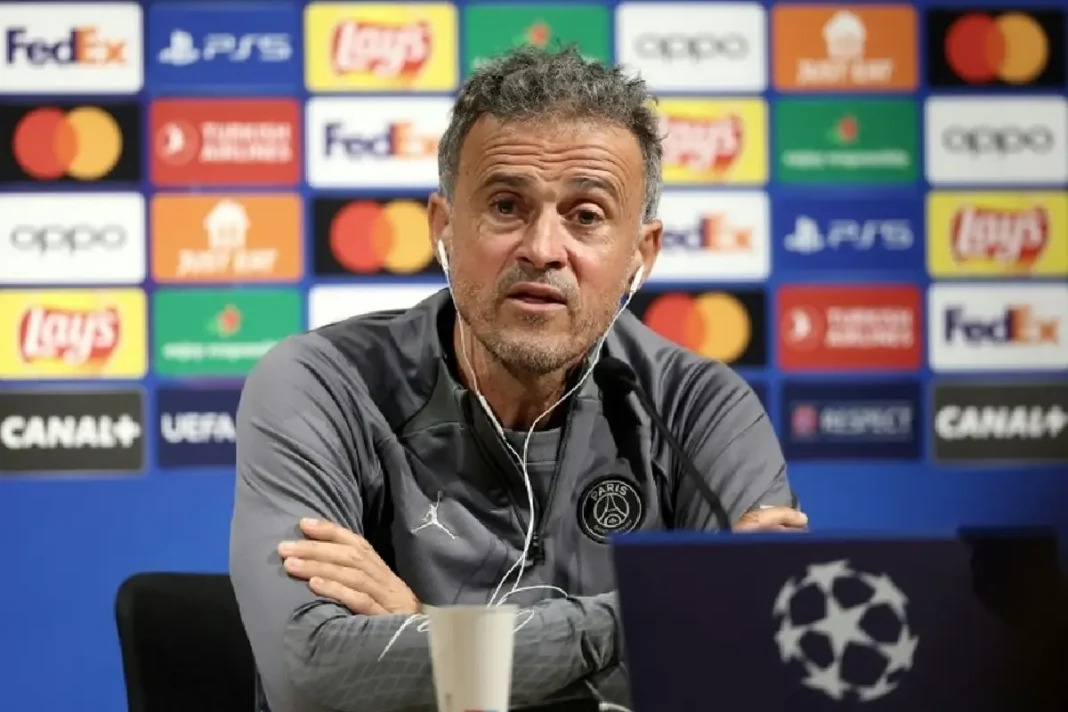 Luis Enrique, entraineur du PSG