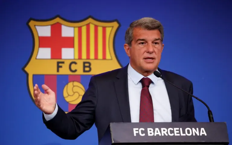 Joan Laporta, prÃ©sident du FC Barcelone