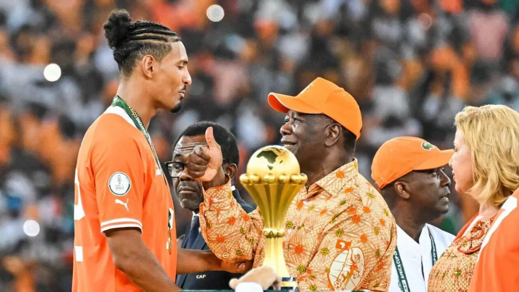 SÃ©bastien Haller et Alassane Ouattara